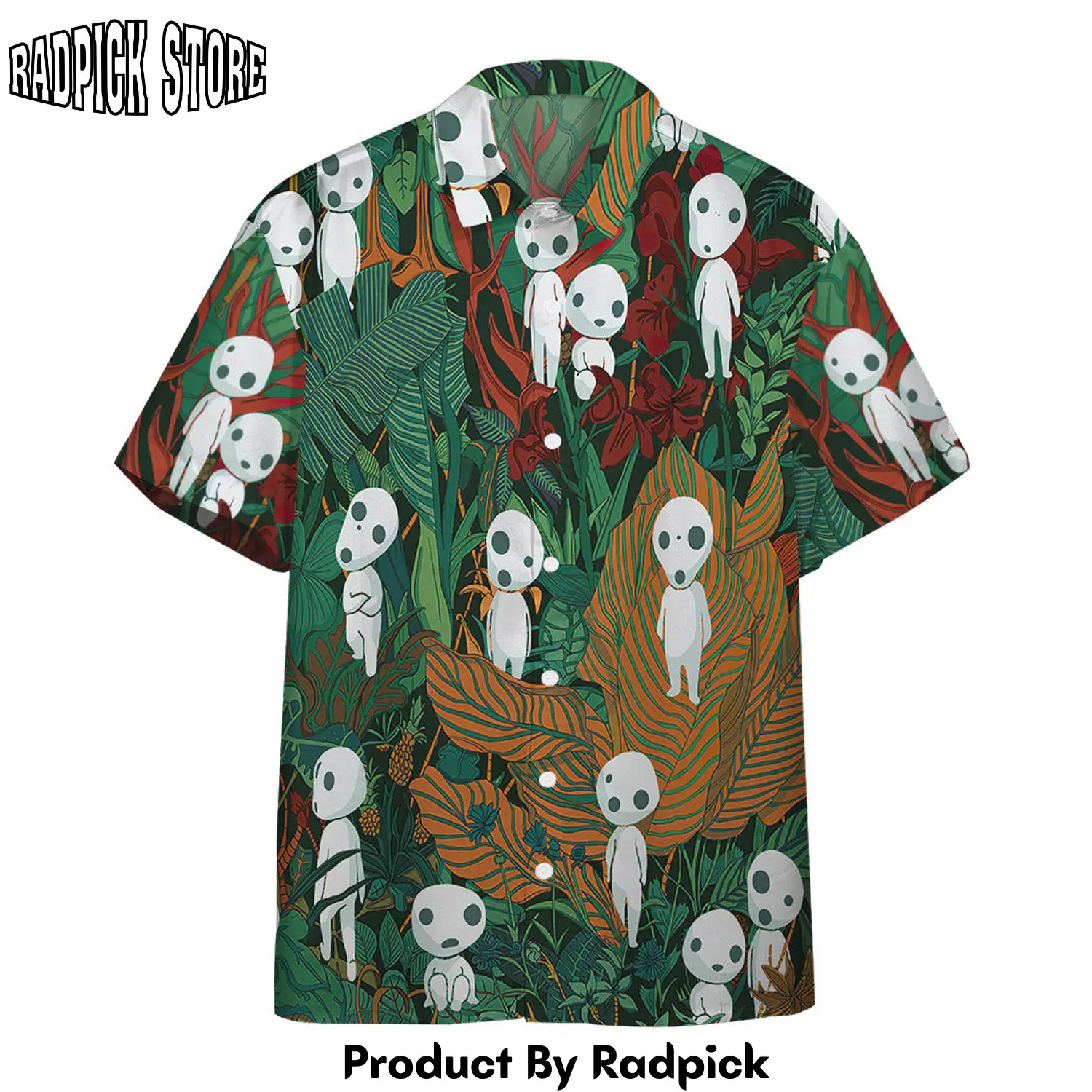 Radpick 3d kodama hawaii shirt rp292614